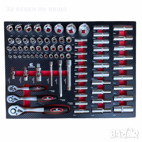 Професионален шкаф с инструменти EVERFORCE 251 части, снимка 5 - Други инструменти - 43187057