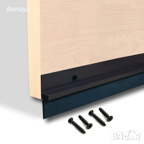 6355 Уплътнител за под врата гумен, 1 метър, снимка 6 - Други - 53132208