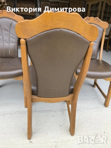 Комплект от 4 трапезни стола , снимка 8 - Столове - 52435719