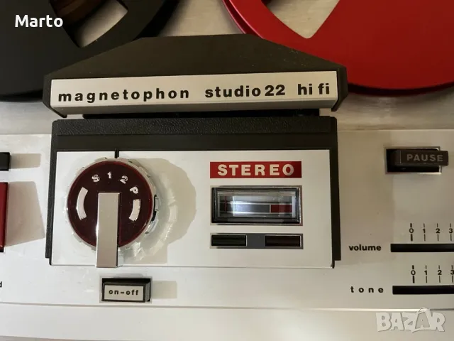 Telefunken studio 22 hi fi магнитофон, снимка 6 - Ресийвъри, усилватели, смесителни пултове - 49637938