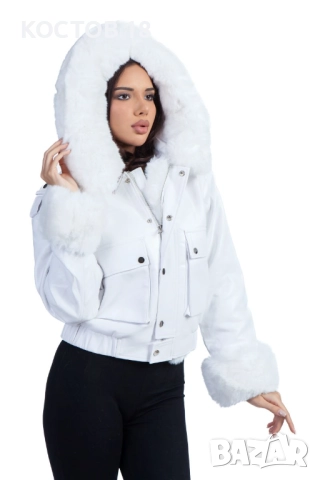 Дамско   кожено яке - 4260, снимка 10 - Якета - 52136538