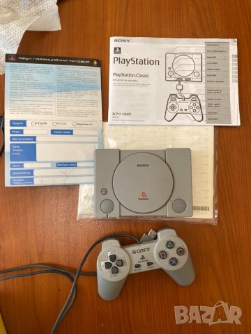 PlayStation  sony Classic  С 20 вградени игри, снимка 4 - PlayStation конзоли - 37119031