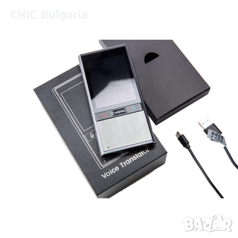 AI преводач със 106 езика, външна батерия 4800 mAh, стилен калъф + Подарък коледни лакомства, снимка 2 - Друга електроника - 52494632