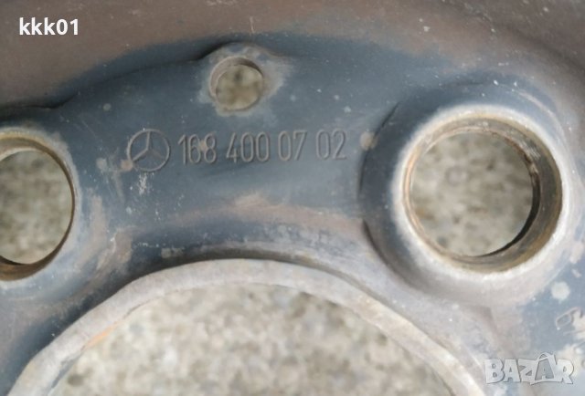 4 бр. метални джанти оригинални за Mercedes A class и др. 5 1/2 J x 15H2 ET 54 , 5x112, снимка 2 - Гуми и джанти - 34628901