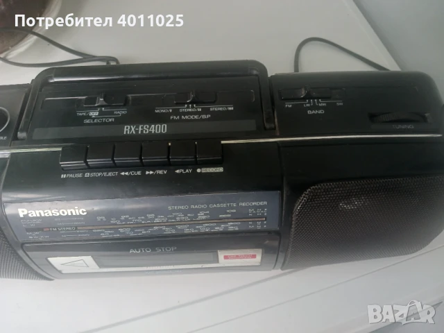 Радиокасетофон panasonic RX-FS400, снимка 5 - Радиокасетофони, транзистори - 51132148