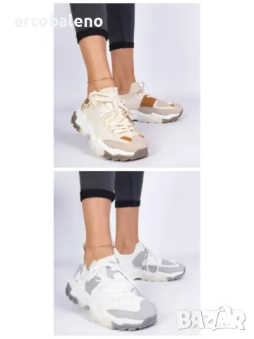 Дамски маратонки с горна част от чорап Milada, 2цвята 