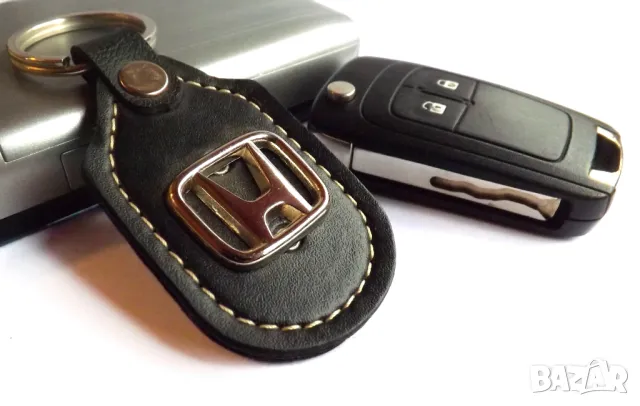 Автомобилен кожен ретро ключодържател / за Honda Хонда / Стилни и Елегантни Аксесоари