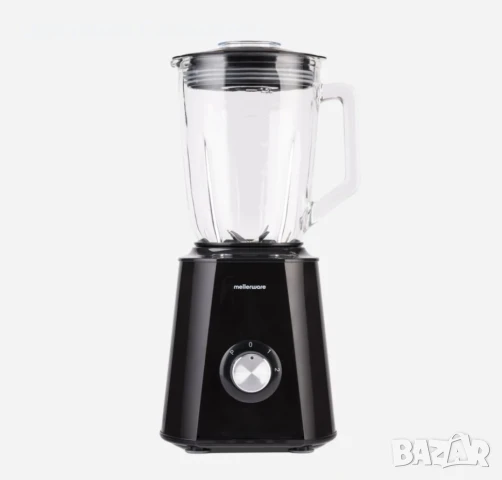 Блендер с мощност 1500 W, обем 1,5 л, 6 ножа от неръждаема стомана, 2 скорости и турбо функция 