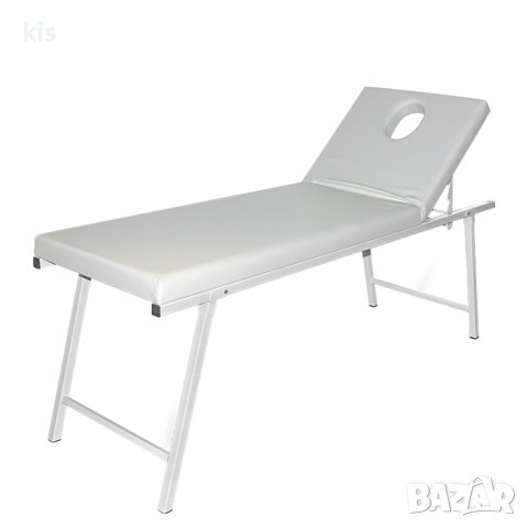 Комбинирано легло за козметика и масаж T277, 71 см. - черно/бяло, снимка 1 - Кушетки - 35002804
