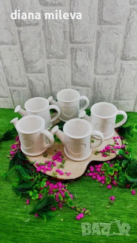 Лейки от гипсокерамика!!!, снимка 2 - Декорация за дома - 48762494