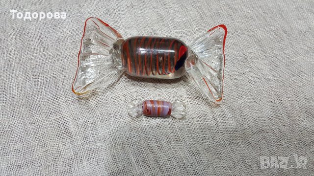 Стъклени бонбони- Муранско стъкло, снимка 2 - Антикварни и старинни предмети - 27367969