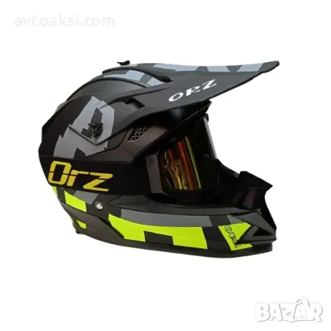 Каска Крос/Атв/Мотор с Очила ORZ комплект 4-ри цвята, снимка 7 - Аксесоари и консумативи - 49332772
