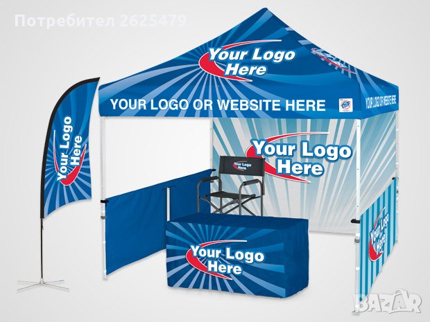 Рекламни шатри за изложения, снимка 11 - Друго търговско оборудване - 28363089