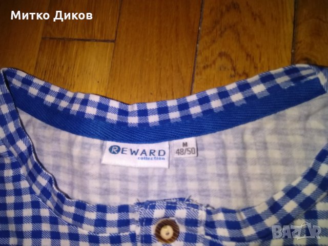 Маркова немска Реуард ловджийска блуза Елен отпред памук размер М, снимка 5 - Екипировка - 33542281