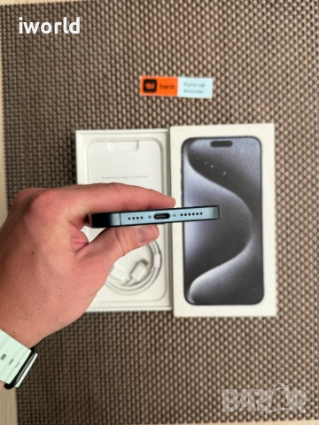 КАТО НОВ❗️ iPhone 15Pro Max ❗️Лизинг от 58лв/❗️Blue Titanium❗️ГАРАНЦИЯ ❗️256, снимка 10 - Apple iPhone - 51508275