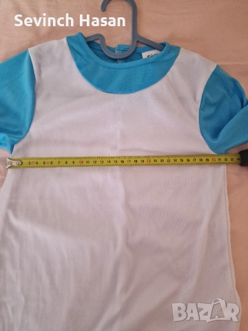 Детски костюм/ рокля,перука, шапка/ на Смърфиета- 6-7 години, снимка 5 - Други - 52207180