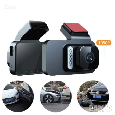 Видеорегистратор Cam Car DVR 1080P - Вашето надеждно око на пътя, снимка 6 - Аксесоари и консумативи - 47737252