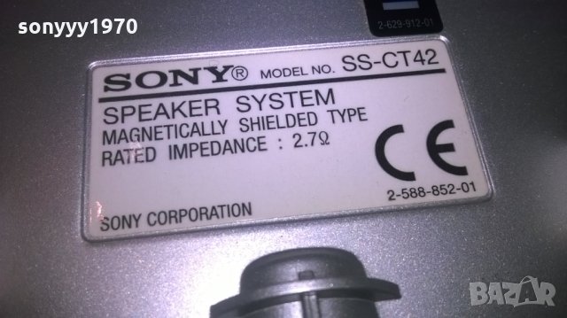 sony ss-ct42 center-30х12х8см-внос швеицария, снимка 18 - Тонколони - 27567594