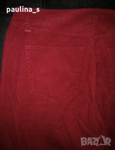 Дизайнерски червени джинси "Jackpot" by Carly Gry / голям размер, снимка 5 - Панталони - 14225321