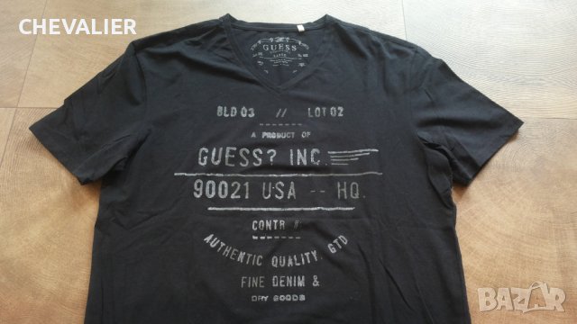 GUESS MENS T-Shirt Размер M мъжка тениска 4-60, снимка 2 - Тениски - 44016524