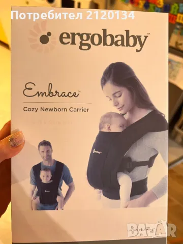 Ергономична раница Ergobaby - Embrace, снимка 3 - Кенгура и ранички - 47923092