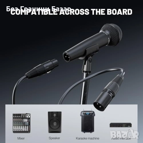 Нов Кардиоиден вокален микрофон за сцена студио караоке запис пеене
