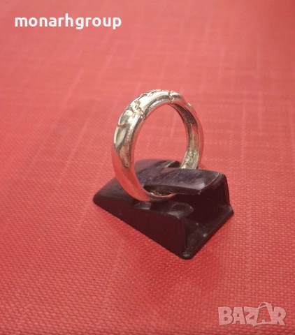 Сребърен пръстен, снимка 3 - Пръстени - 53068371
