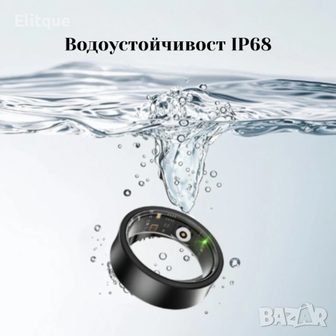 Smart пръстен–интелигентен тракер за здраве и активност в стилна форма, снимка 5 - Друга електроника - 53556297