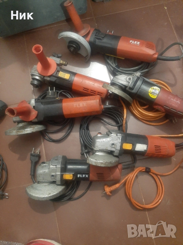 Ъглошлайфи и машина за водно полиране FLEX