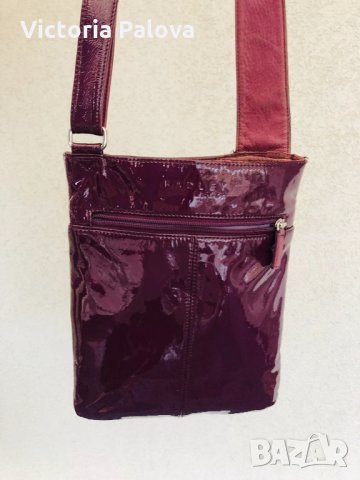 Супер цвят magenta purple модерна чанта RADLEY LONDON, снимка 11 - Чанти - 26666452