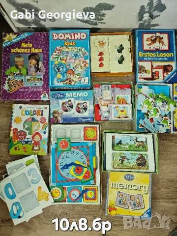 Детски дървени пъзели и монтесори игри, снимка 3 - Образователни игри - 49272227