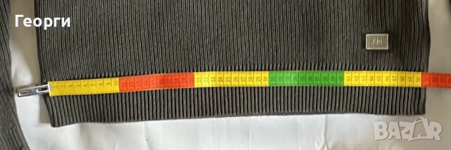 Унисекс пуловери от рипсено плетиво в цвят каки с кръгло деколте, снимка 13 - Пуловери - 52288510