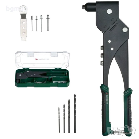 PARKSIDE PBNZ 360 A1-комплект нитачка с въртяща се глава,по-нитове и свредла