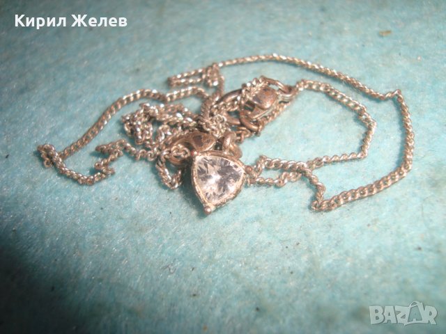 СРЕБРИСТ КРАСИВ АРТ МЕДАЛЬОН с ГОЛЯМ ФАСЕТИРАН ШЛИФОВАН ЦИРКОНИЙ 36861, снимка 5 - Колиета, медальони, синджири - 35273839