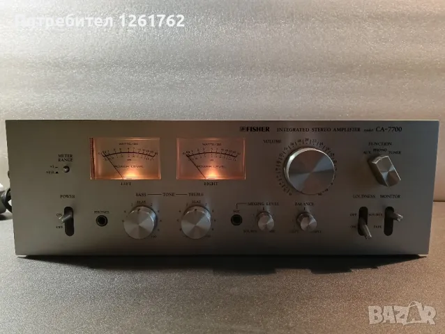 Fisher CA-7700, снимка 13 - Ресийвъри, усилватели, смесителни пултове - 50181149