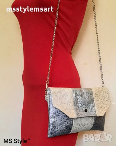 #Дамска #чанта #клъч! Ръчна изработка!, снимка 5 - Чанти - 33657740