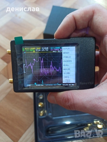 Векторен мрежов анализатор 10khz-1.5Ghz nanoVna, снимка 4 - Мрежови адаптери - 53260680