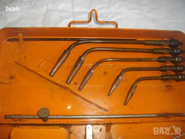 MESSER GRIESHEIM Нидерландски комплект за ГАЗО-ПЛАМЪЧНО РЯЗАНЕ ЗАВАРЯВАНЕ Оксижен Профи 18 части , снимка 3 - Други инструменти - 47280013