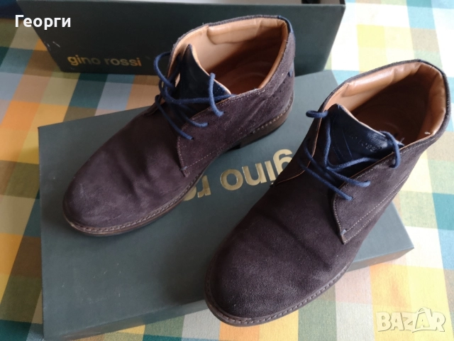 Мъжки кафеви обувки Gino Rossi, снимка 3 - Ежедневни обувки - 51962955