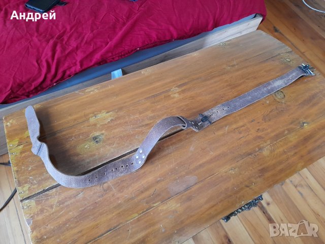 Стара кожена ремъчка,ремък за пушка #5, снимка 2 - Други ценни предмети - 32922201