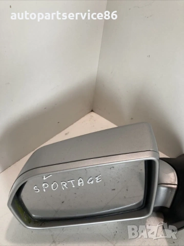 Ляво странично огледало сребристо за KIA Sportage 2.0 CRDi (2009) 87610-0Z320, снимка 2 - Части - 53439344