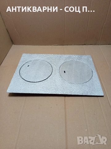 Соц Стара Чугунена Плоча За Стара Печка Барбекю Барбекюта. Номер 156., снимка 2 - Антикварни и старинни предмети - 53179998