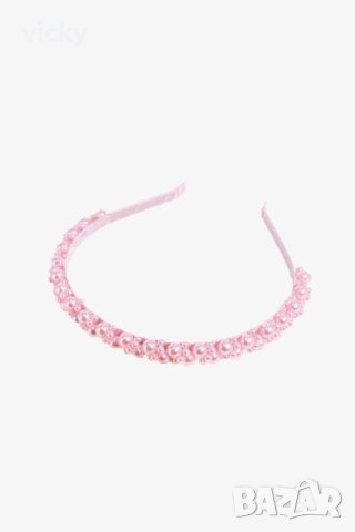 Диадема с перли в розово, Petite Fleur, снимка 3 - Аксесоари за коса - 44002001
