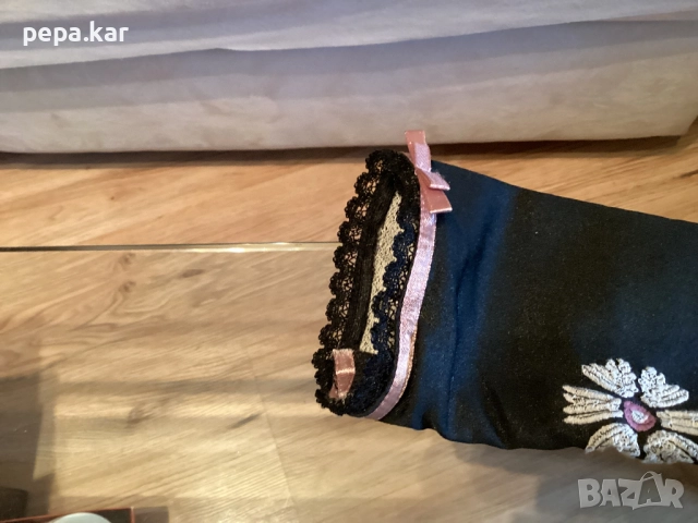 Уникална рокля с дълъг ръкав,,Баронеса”. 146 за 11 г, снимка 14 - Детски рокли и поли - 52635133