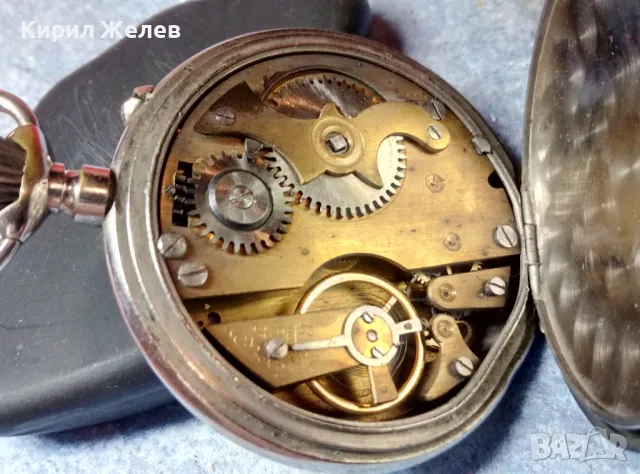 GRE ROSKOPF PATENT Стар ЖЕЛЕЗНИЧАРСКИ ДЖОБЕН ЧАСОВНИК КОЛЕКЦИОНЕРСКИ РЯДЪК МОДЕЛ 48381, снимка 15 - Антикварни и старинни предмети - 48006229