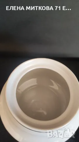 Български порцелан-плато и захарница, снимка 7 - Други - 41768512