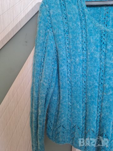 Дамска зимна плетена блуза, снимка 6 - Блузи с дълъг ръкав и пуловери - 43880734