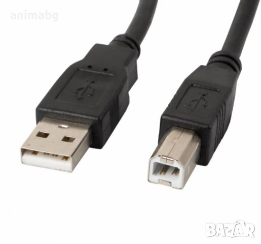 ANIMABG Кабел за принтер USB към USB Type B, снимка 4 - Мрежови адаптери - 43845410