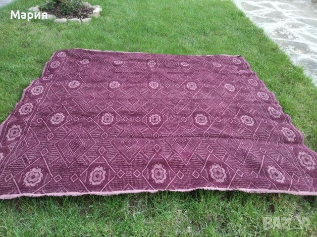 Ръчно тъкан килим, вълна. , снимка 1 - Килими - 38081682