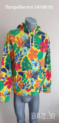 POLO Ralph Lauren Floral Hoodie Mens Size M ОРИГИНАЛ! Мъжки Суичър!, снимка 6 - Суичъри - 53589918